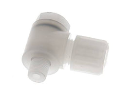 8x6mm & G1/8'' PVDF Elbow Compression Fitting with Male Threads with Banjo Bolt 10 bar