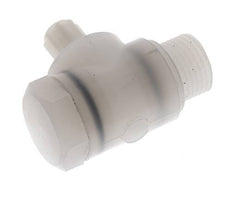 6x4mm & G1/2'' PVDF Elbow Compression Fitting with Male Threads with Banjo Bolt 10 bar