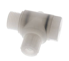 10x8mm & G1/2'' PVDF Elbow Compression Fitting with Male Threads with Banjo Bolt 10 bar