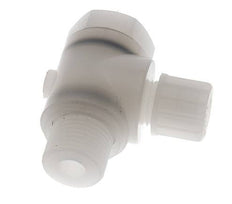 10x8mm & G1/2'' PVDF Elbow Compression Fitting with Male Threads with Banjo Bolt 10 bar