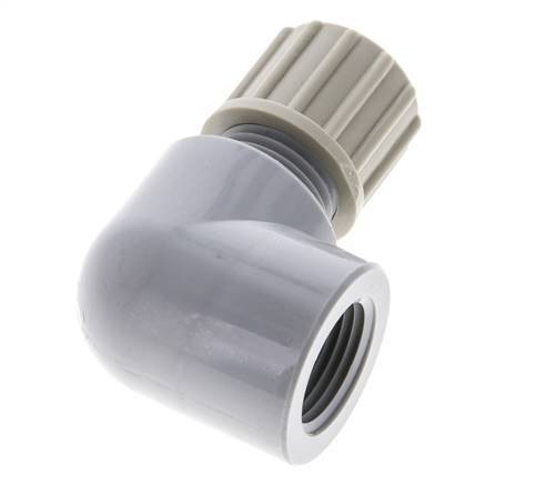 10x8mm & G3/8'' PA Elbow Compression Fitting with Female Threads 10 bar