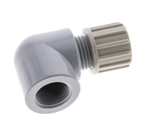 10x8mm & G3/8'' PA Elbow Compression Fitting with Female Threads 10 bar