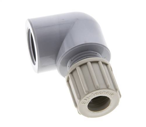 10x8mm & G3/8'' PA Elbow Compression Fitting with Female Threads 10 bar