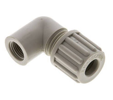8x6mm & G1/8'' PP Elbow Compression Fitting with Female Threads 10 bar