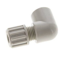 8x6mm & G1/4'' PP Elbow Compression Fitting with Female Threads 10 bar