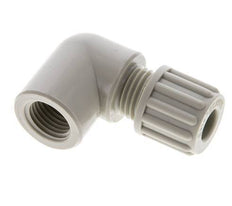 8x6mm & G1/4'' PP Elbow Compression Fitting with Female Threads 10 bar