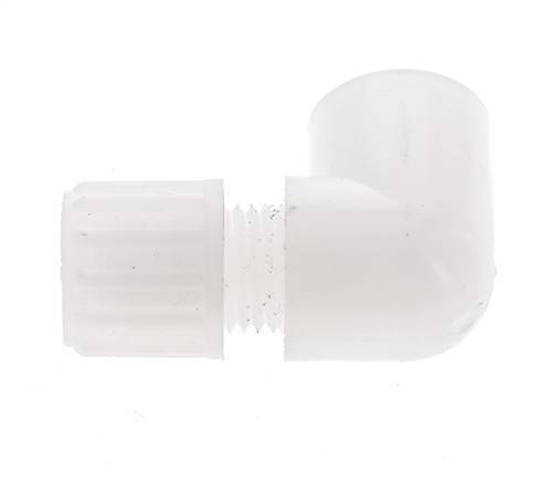 14x12mm & G1/4'' PVDF Elbow Compression Fitting with Female Threads 10 bar