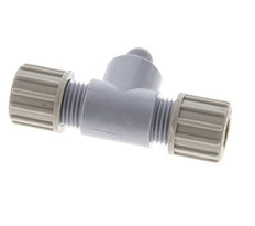 10x8mm & G1/8'' PA T-Shape Tee Compression Fitting with Male Threads 10 bar