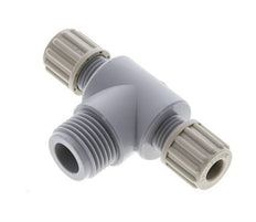 8x6mm & G1/2'' PA T-Shape Tee Compression Fitting with Male Threads 10 bar