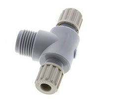 8x6mm & G1/2'' PA T-Shape Tee Compression Fitting with Male Threads 10 bar