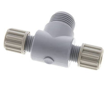 8x6mm & G1/2'' PA T-Shape Tee Compression Fitting with Male Threads 10 bar