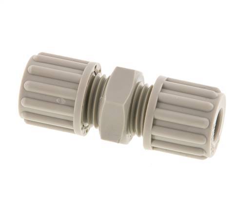 8x6mm PP Straight Compression Fitting 10 bar