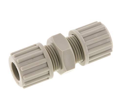 12x10mm PP Straight Compression Fitting 10 bar