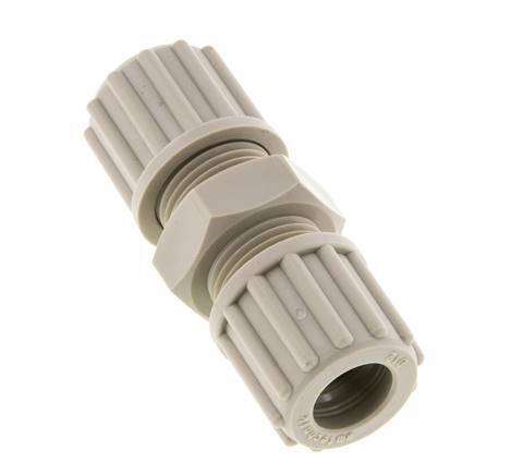 12x10mm PP Straight Compression Fitting 10 bar