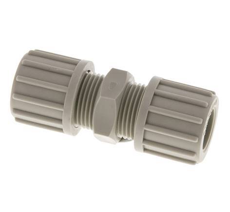 14x12mm PP Straight Compression Fitting 10 bar