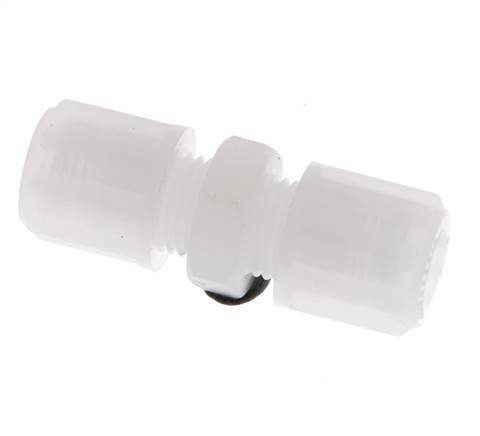 6x4mm PVDF Straight Compression Fitting 10 bar