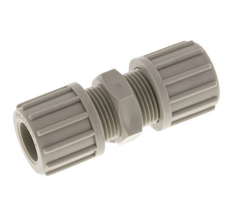 10x8mm PVDF Straight Compression Fitting 10 bar