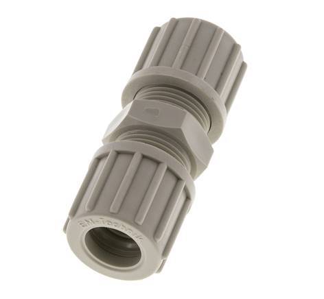10x8mm PVDF Straight Compression Fitting 10 bar
