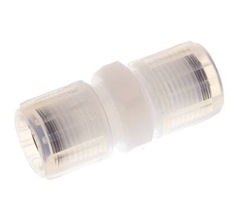 12x10mm & PFA Straight Compression Fitting with Female Threads 10 bar