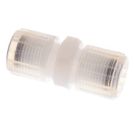 12x10mm & PFA Straight Compression Fitting with Female Threads 10 bar