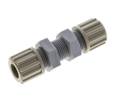 12x9mm PA Straight Compression Fitting Bulkhead 10 bar