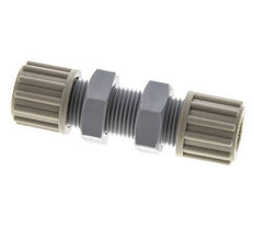 12x9mm PA Straight Compression Fitting Bulkhead 10 bar