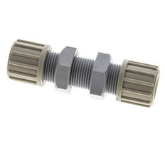 14x12mm PA Straight Compression Fitting Bulkhead 10 bar