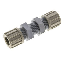 14x12mm PA Straight Compression Fitting Bulkhead 10 bar