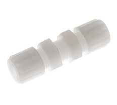 8x6mm PVDF Straight Compression Fitting Bulkhead 10 bar