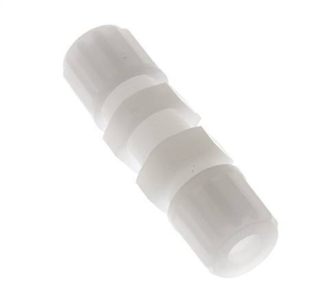 8x6mm PVDF Straight Compression Fitting Bulkhead 10 bar