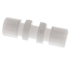 10x8mm PVDF Straight Compression Fitting Bulkhead 10 bar