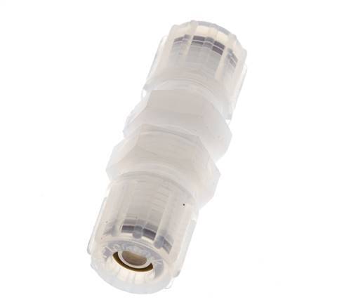 8x6mm & PFA Straight Compression Fitting Bulkhead 10 bar