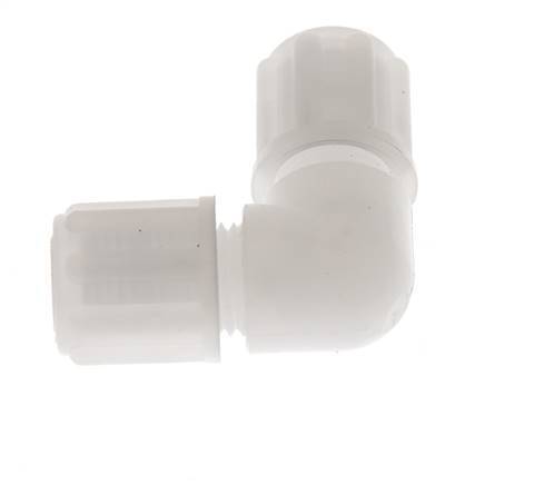 6x4mm PVDF Elbow Compression Fitting 10 bar