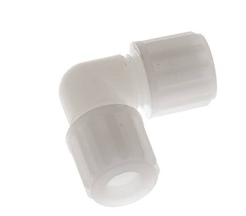 8x6mm PVDF Elbow Compression Fitting 10 bar