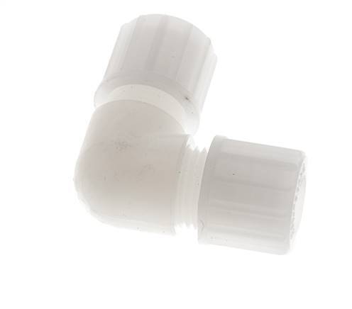 10x8mm PVDF Elbow Compression Fitting 10 bar