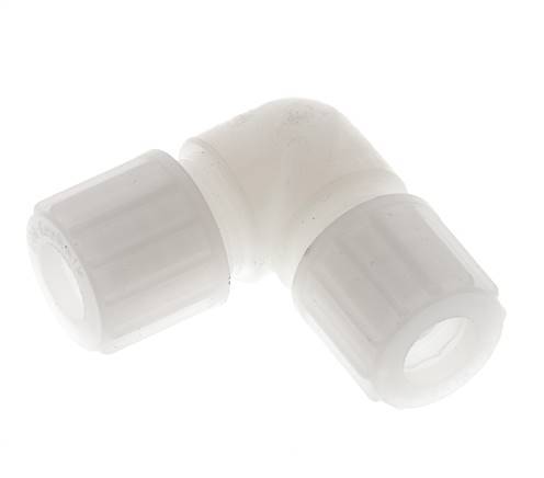 10x8mm PVDF Elbow Compression Fitting 10 bar