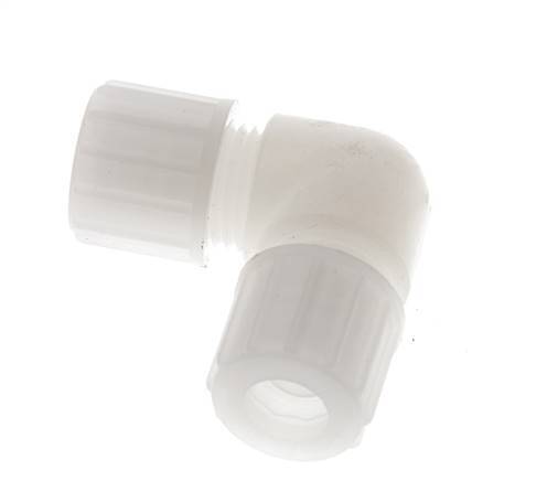 10x8mm PVDF Elbow Compression Fitting 10 bar