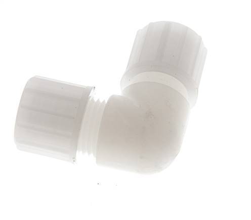 10x8mm PVDF Elbow Compression Fitting 10 bar