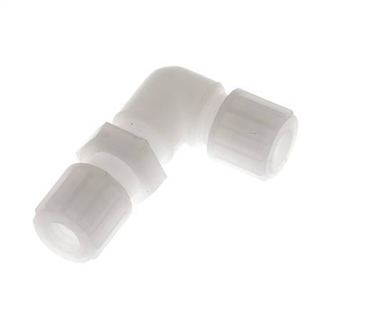 10x8mm PVDF Elbow Compression Fitting Bulkhead 10 bar
