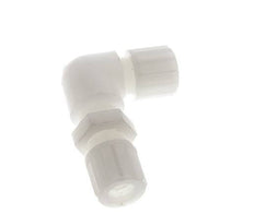 12x10mm PVDF Elbow Compression Fitting Bulkhead 10 bar