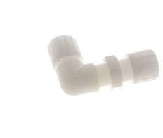 14x12mm PVDF Elbow Compression Fitting Bulkhead 10 bar