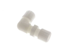 14x12mm PVDF Elbow Compression Fitting Bulkhead 10 bar