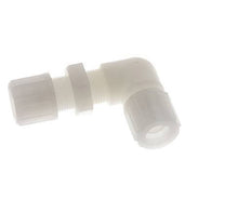 14x12mm PVDF Elbow Compression Fitting Bulkhead 10 bar