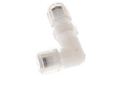 6x4mm & PFA Elbow Compression Fitting with Female Threads Bulkhead 10 bar
