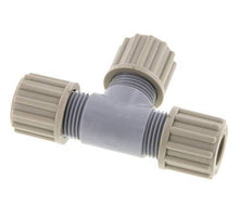 12x9mm PA T-Shape Tee Compression Fitting 10 bar
