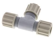 12x10mm PA T-Shape Tee Compression Fitting 10 bar