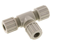 10x8mm PP T-Shape Tee Compression Fitting 10 bar