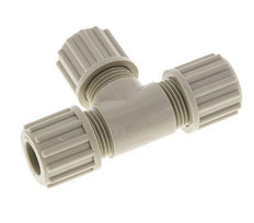 12x9mm PP T-Shape Tee Compression Fitting 10 bar