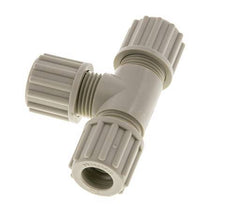 12x9mm PP T-Shape Tee Compression Fitting 10 bar