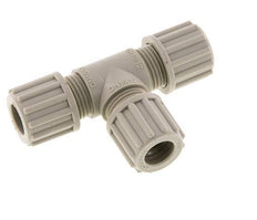12x10mm PP T-Shape Tee Compression Fitting 10 bar